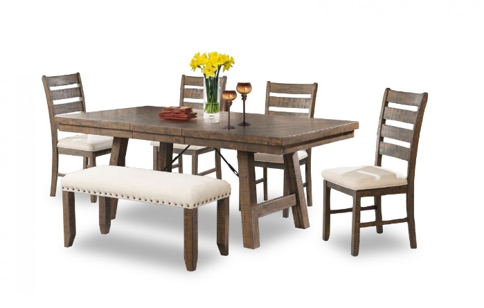 Picture of Jax Dining Table, 4 Chairs & Bench