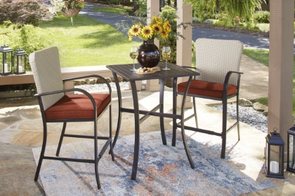 Picture of Tianna Outdoor Pub Table & 2 Stools