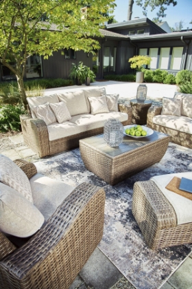 Picture of Sandy Bloom Outdoor Loveseat