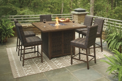 Picture of Paradise Trail Outdoor Fire Pit Table