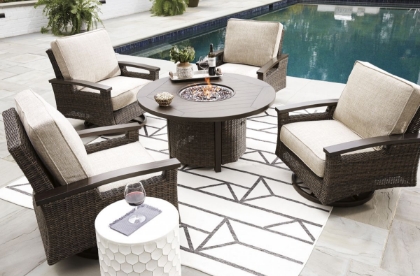 Picture of Paradise Trail Outdoor Fire Pit Table