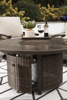 Picture of Paradise Trail Outdoor Fire Pit Table