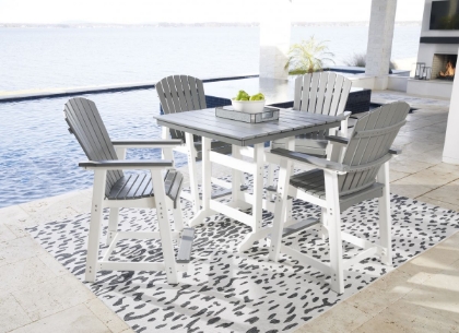Picture of Transville Outdoor Dining Table & 4 Chairs