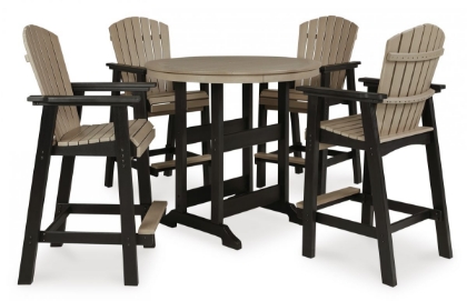 Picture of Fairen Trail Outdoor Dining Table & 4 Stools