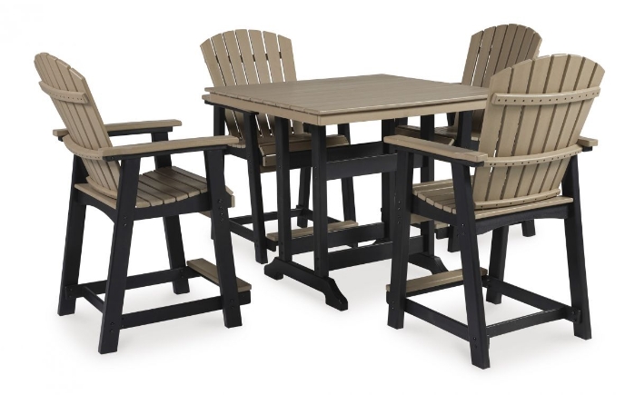Picture of Fairen Trail Outdoor Dining Table & 4 Stools