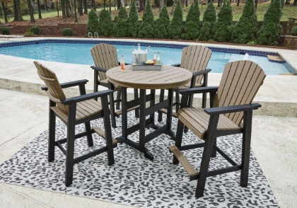 Picture of Fairen Trail Outdoor Dining Table & 4 Stools