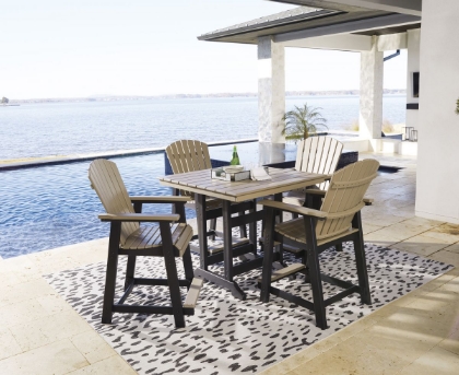 Picture of Fairen Trail Outdoor Dining Table & 4 Stools