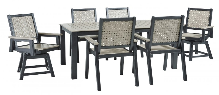 Picture of Mount Valley Outdoor Dining Table & 6 Chairs