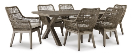 Picture of Beach Front Outdoor Dining Table & 6 Chairs