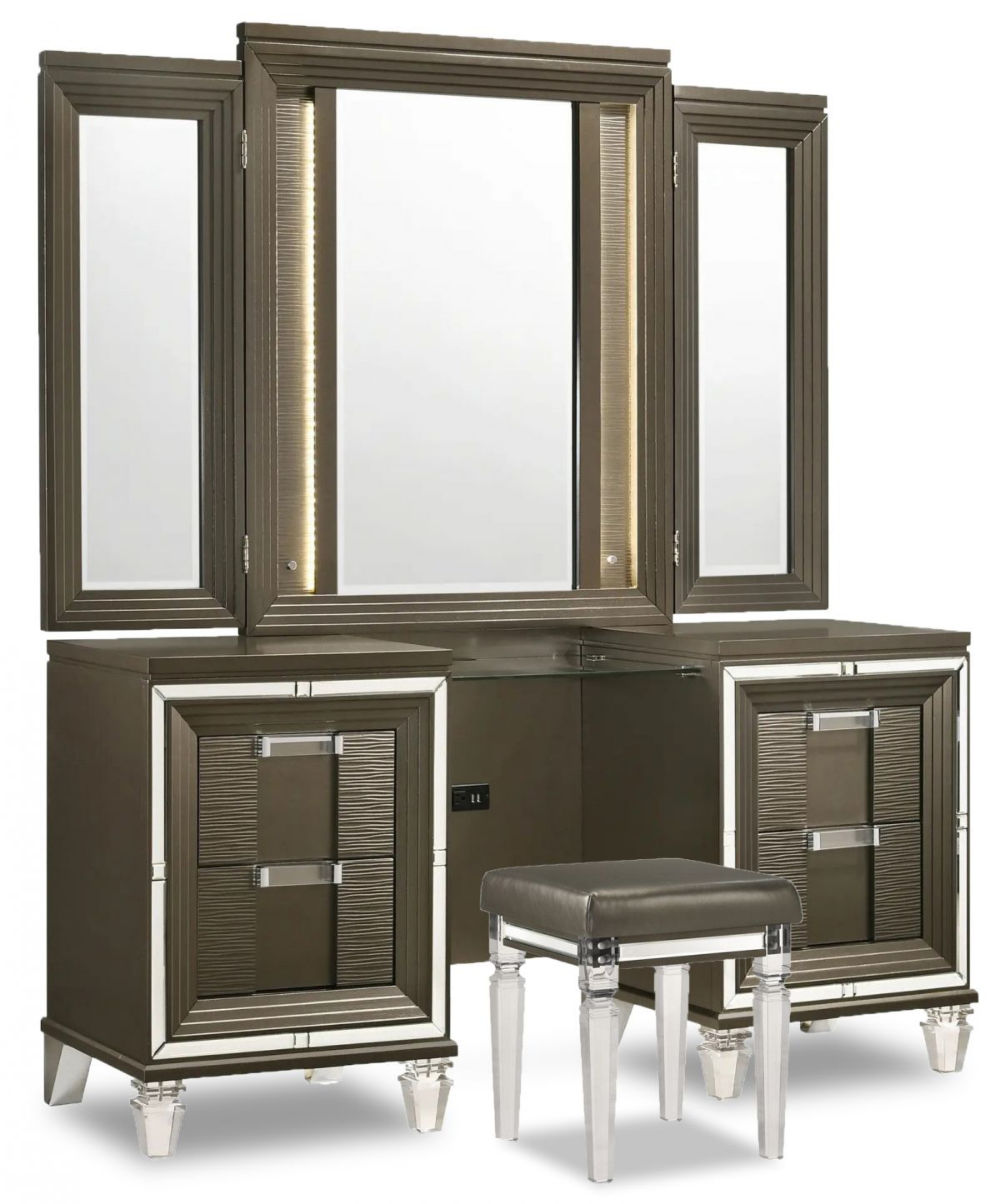 Picture of Twenty Nine Vanity, Mirror & Stool