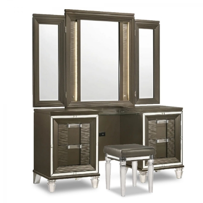 Picture of Twenty Nine Vanity, Mirror & Stool