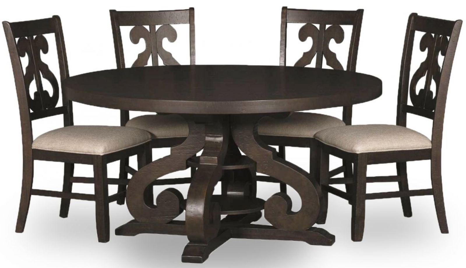 Picture of Stone Dining Table & 4 Chairs