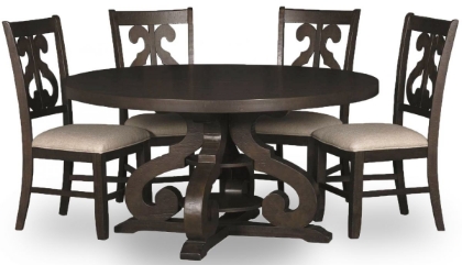 Picture of Stone Dining Table & 4 Chairs