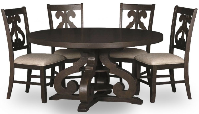 Picture of Stone Dining Table & 4 Chairs