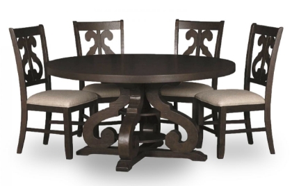 Picture of Stone Dining Table & 4 Chairs