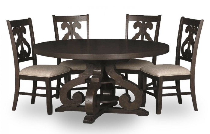 Picture of Stone Dining Table & 4 Chairs
