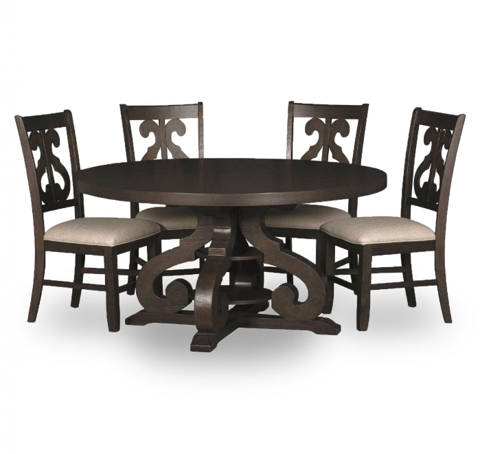 Picture of Stone Dining Table & 4 Chairs