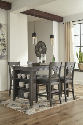 Picture of Caitbrook Counter Height Dining Table & 4 Stools