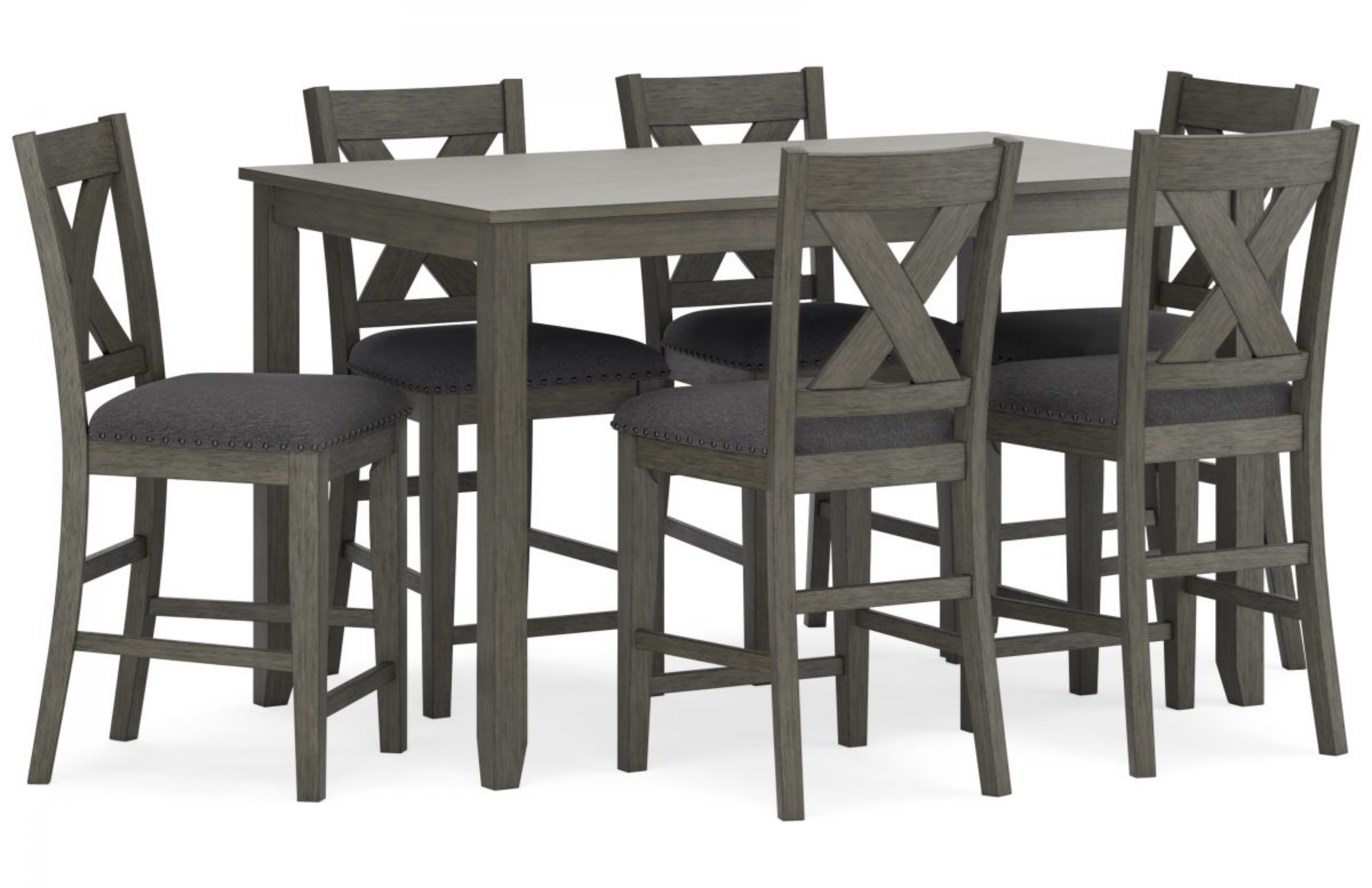 Picture of Caitbrook Counter Height Dining Table & 6 Stools