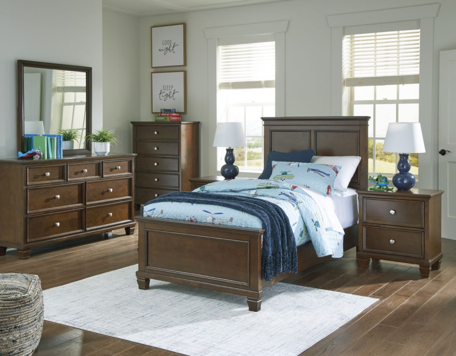 Picture of Danabrin 5 Piece Twin Bedroom Group