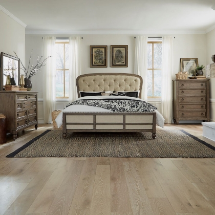 Picture of Americana Farmhouse Queen Size Bed