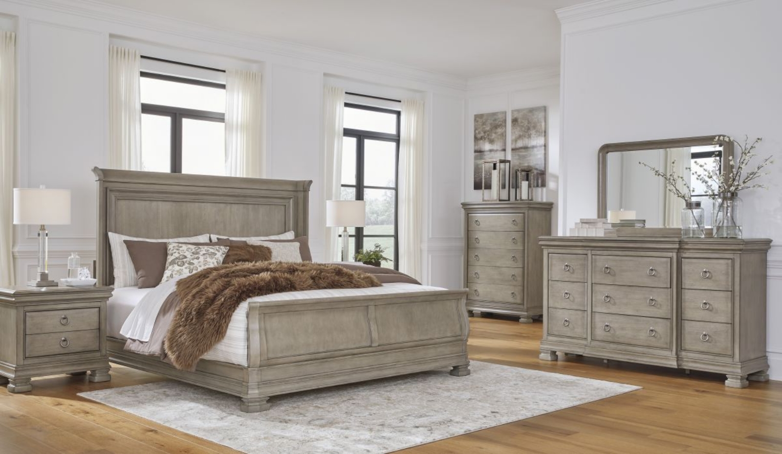 Picture of Lexorne 5 Piece King Bedroom Group