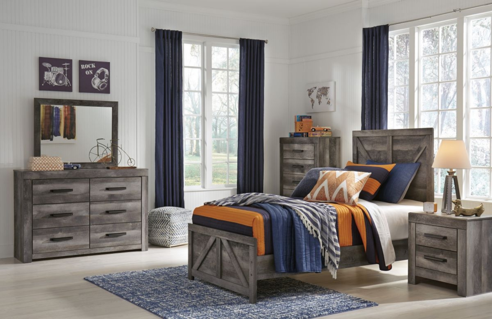 Picture of Wynnlow 5 Piece Twin Bedroom Group