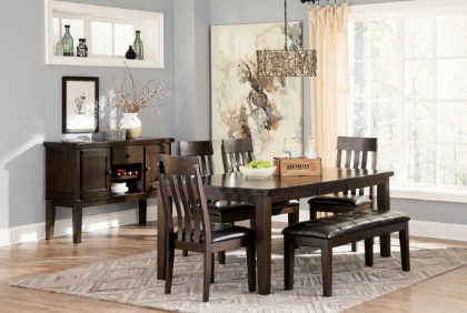 Picture of Haddigan Dining Table, 4 Chairs & Bench