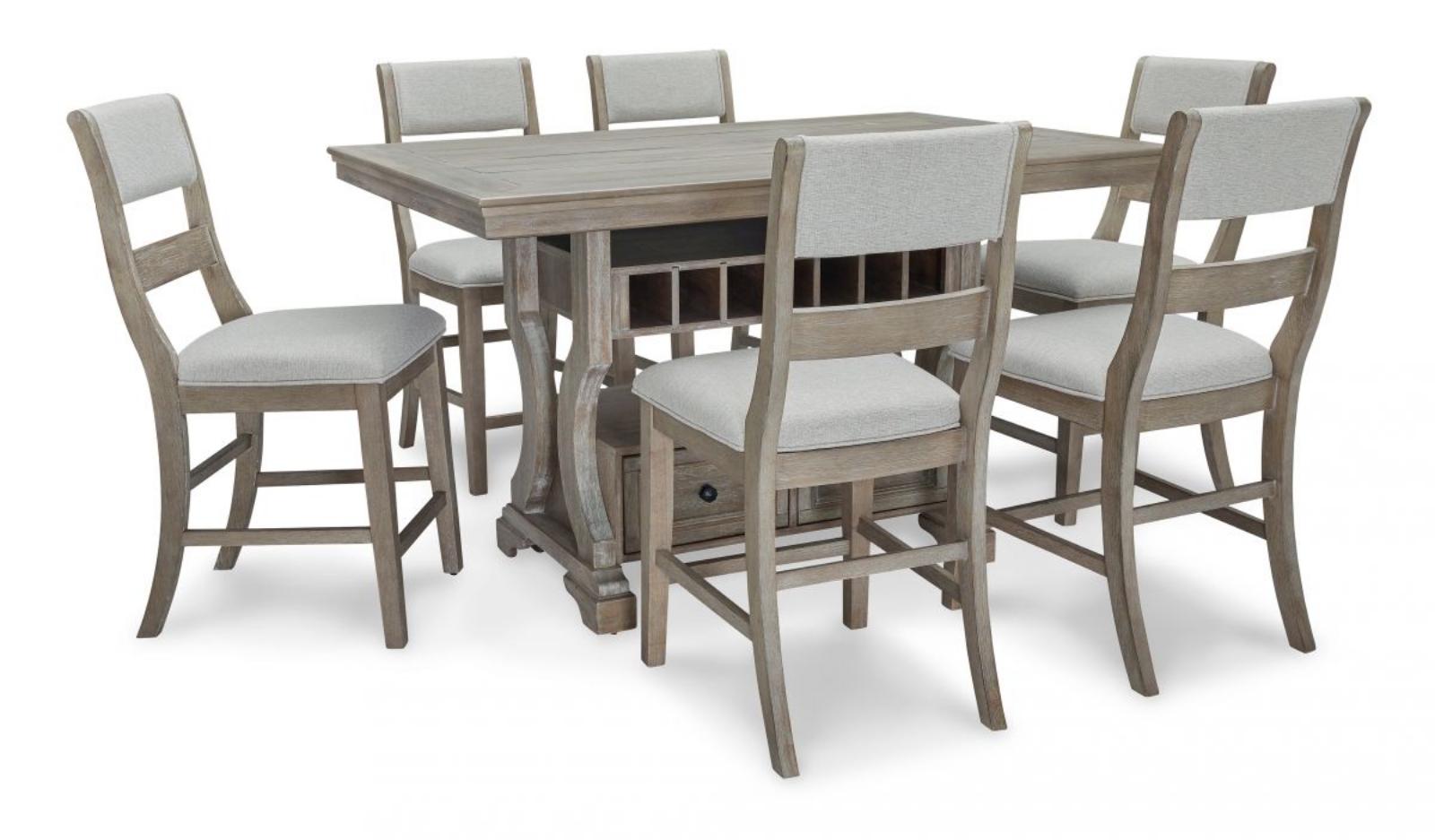 Picture of Moreshire Counter Height Dining Table & 6 Stools