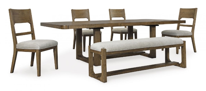 Picture of Cabalynn Dining Table, 4 Chairs & Bench