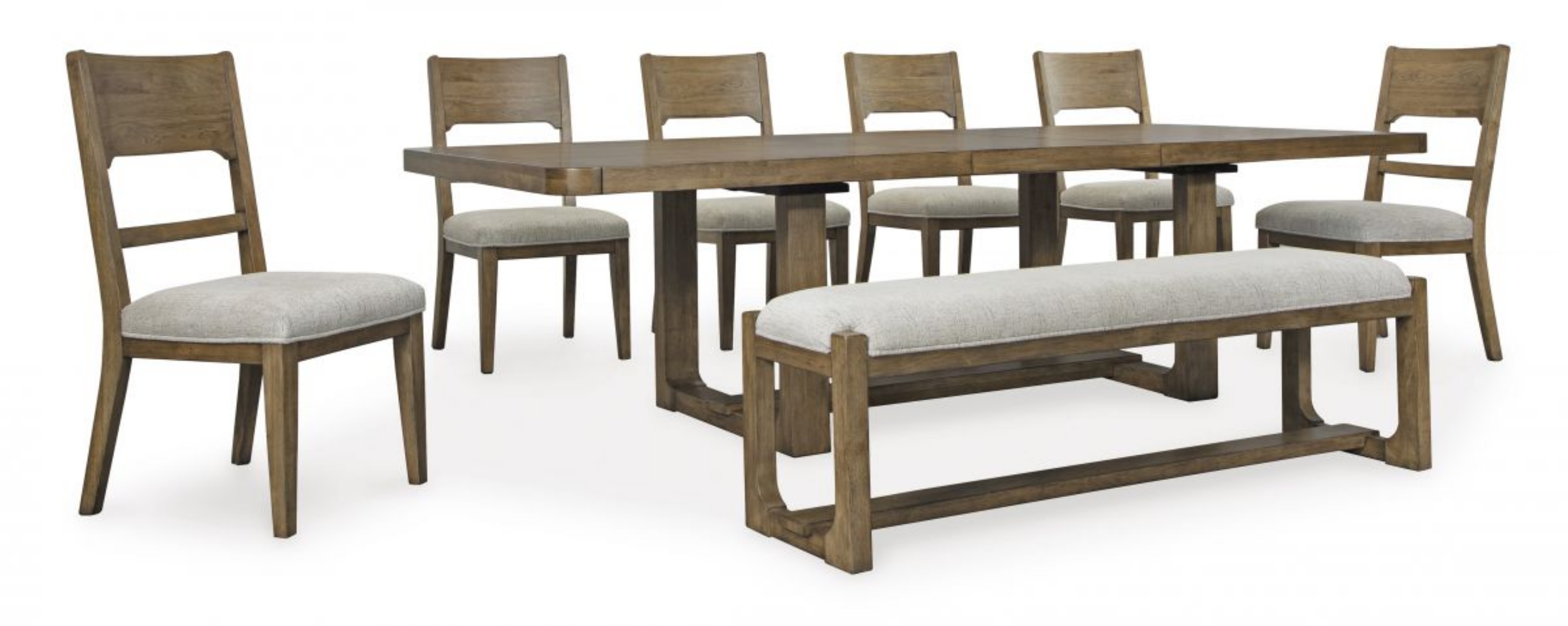 Picture of Cabalynn Dining Table, 6 Chairs & Bench