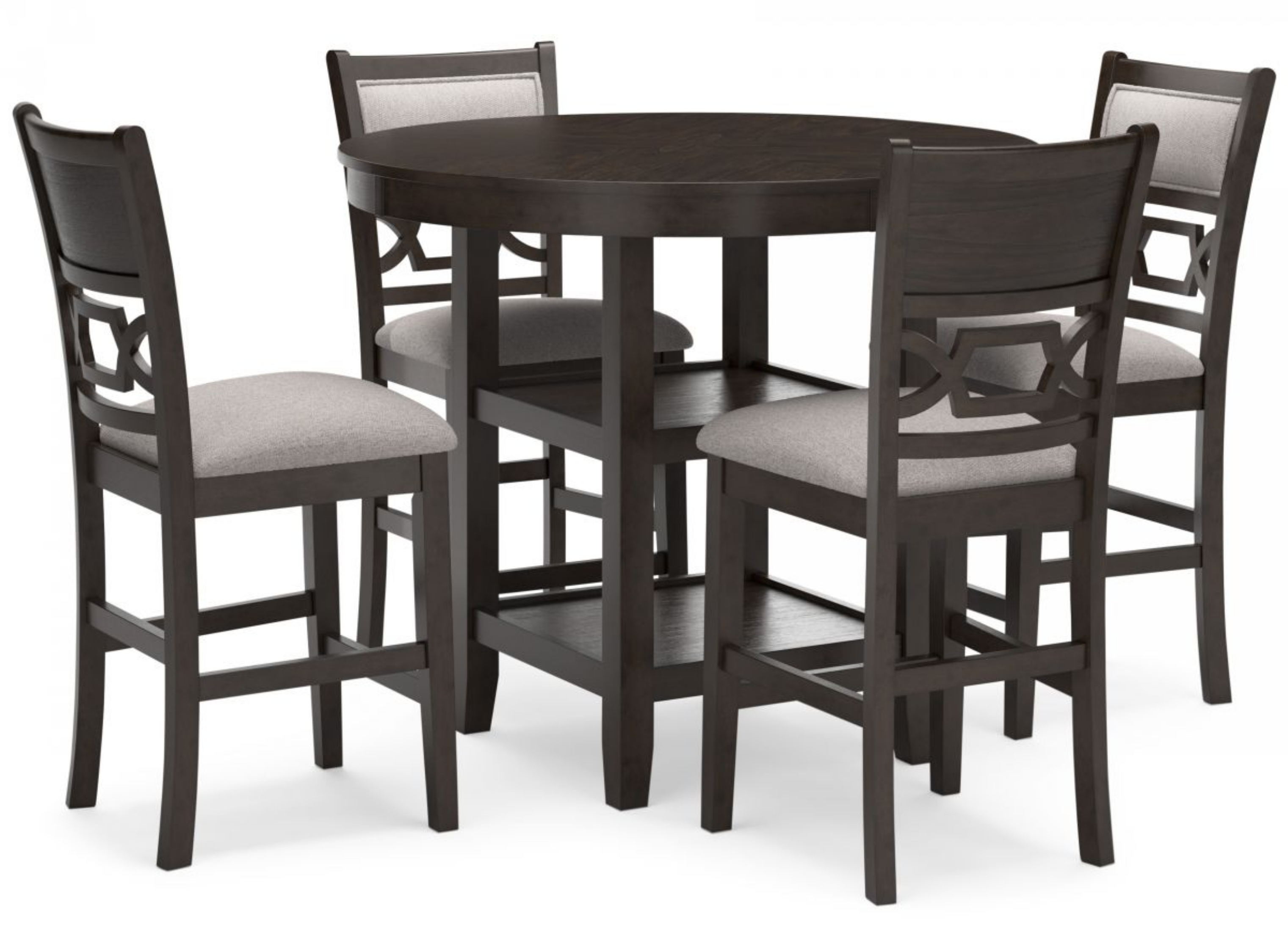 Picture of Langwest Counter Height Dining Table & 4 Stools
