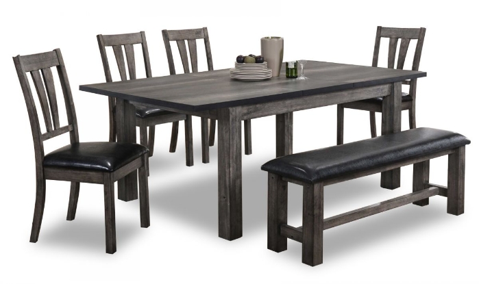 Picture of Nathan Dining Table, 4 Chairs & Bench