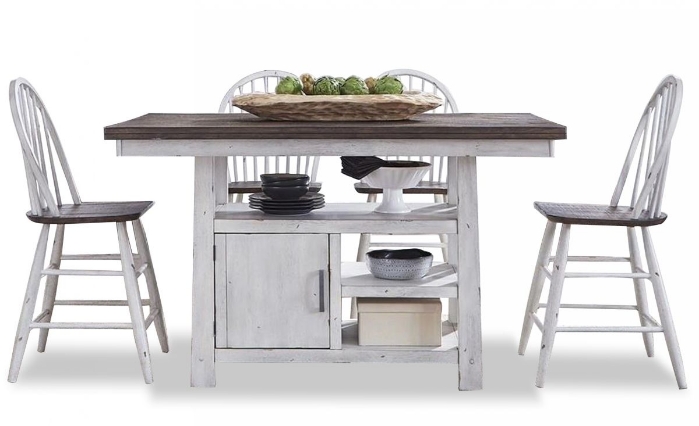 Picture of Farmhouse Dining Table & 4 Chairs