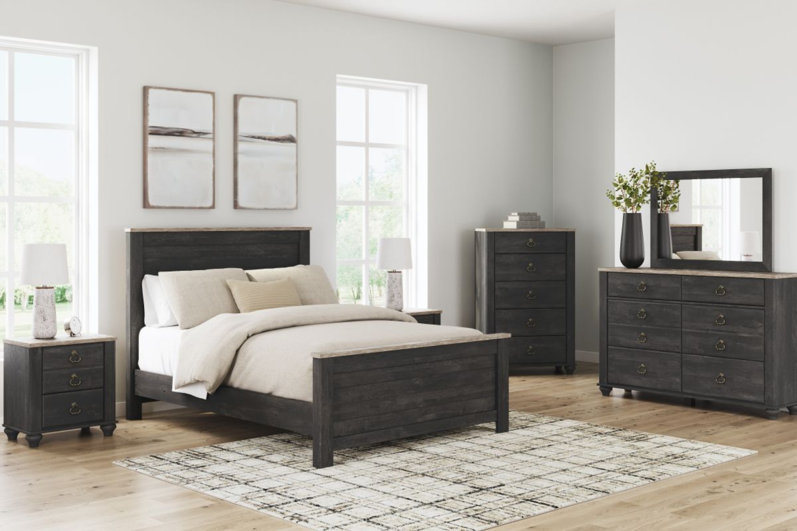 Picture of Nanforth 5 Piece Queen Bedroom Group