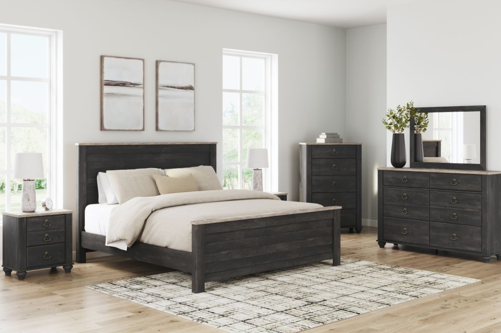 Picture of Nanforth 5 Piece King Bedroom Group