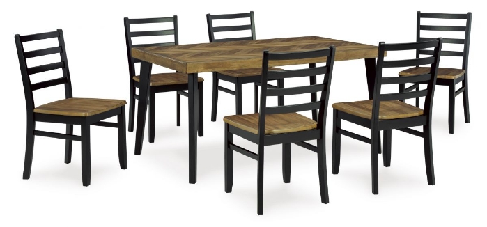 Picture of Blondon Dining Table & 6 Chairs