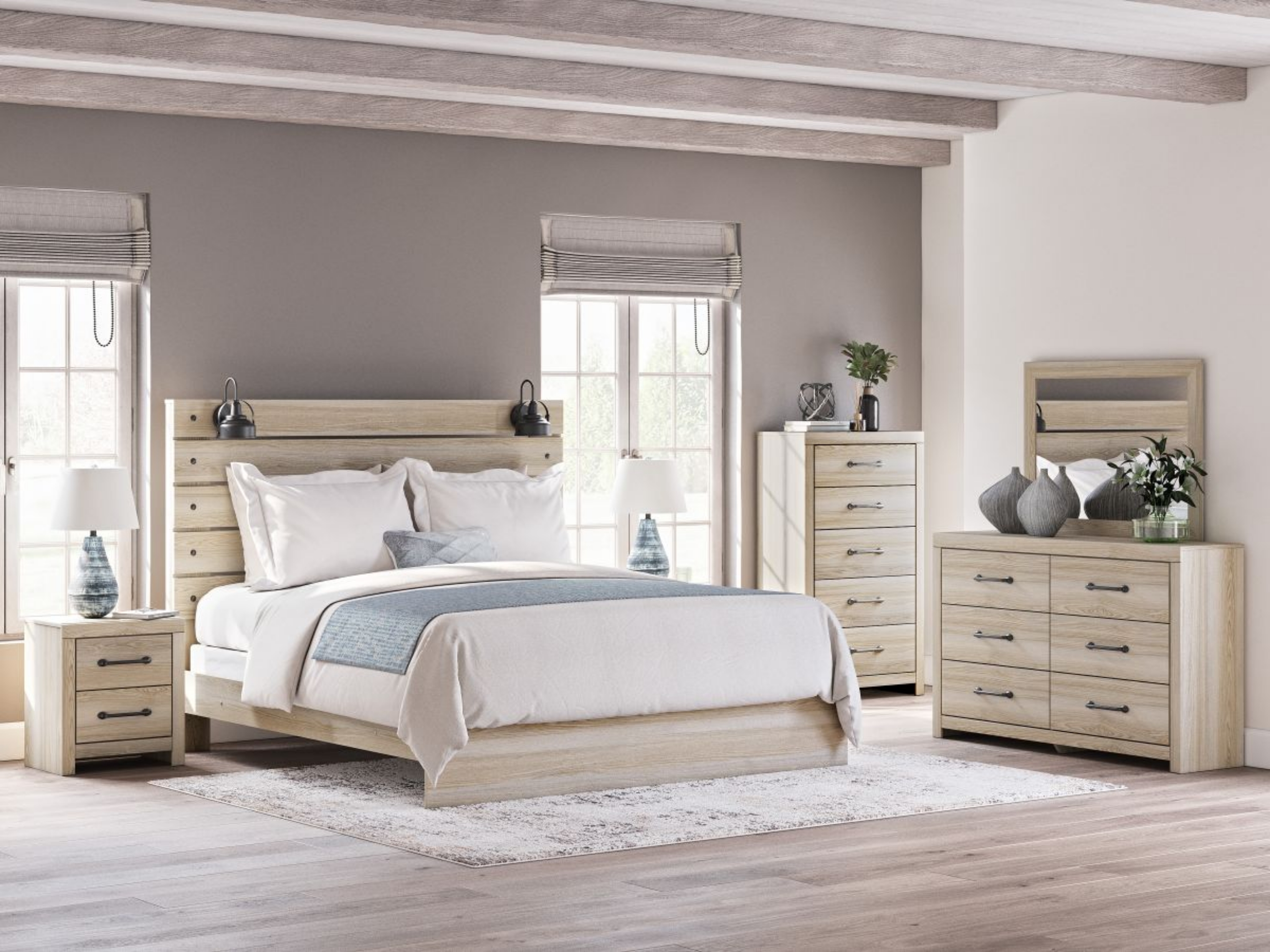 Picture of Senbry 5 Piece King Bedroom Group
