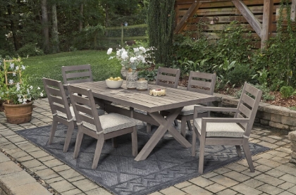Picture of Hillside Barn Outdoor Dining Table & 6 Chairs