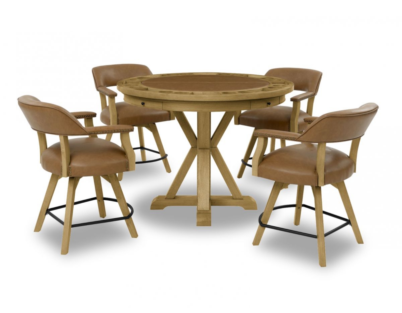 Picture of Rylie Counter Height Gaming Table & 4 Stools