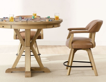 Picture of Rylie Counter Height Gaming Table & 4 Stools