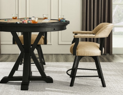 Picture of Rylie Counter Height Gaming Table & 4 Stools