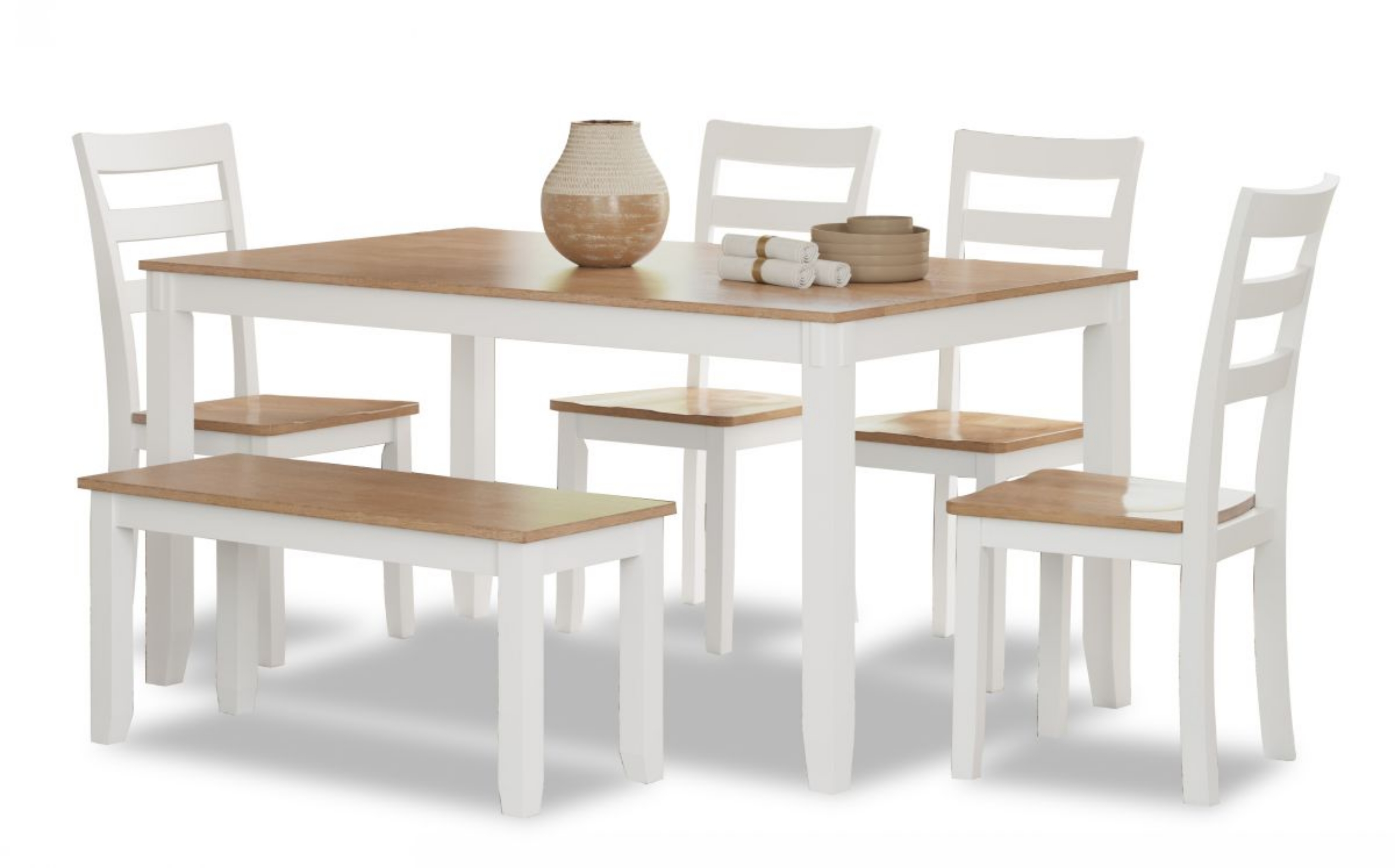 Picture of Gesthaven Dining Table, 4 Chairs & Bench