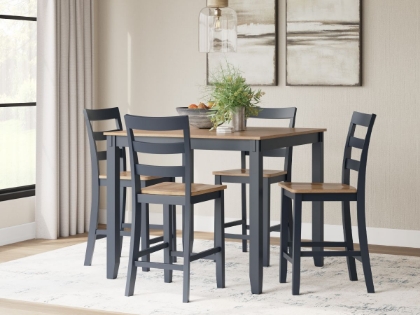 Picture of Gesthaven Counter Height Dining Table & 4 Stools