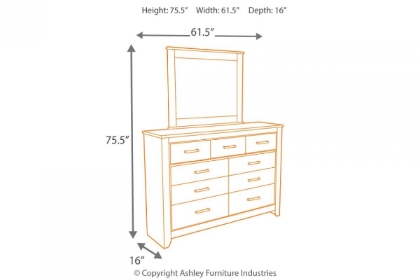 Picture of Zelen Dresser & Mirror