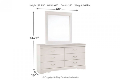 Picture of Anarasia Dresser & Mirror