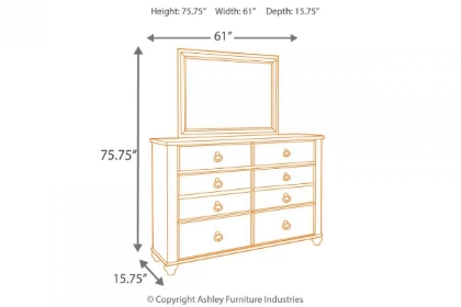 Picture of Willowton Dresser & Mirror