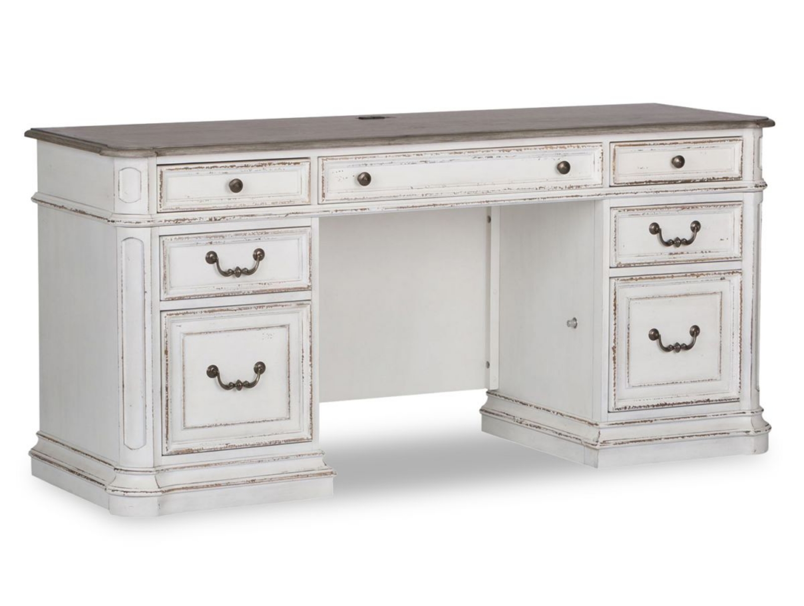 Picture of Magnolia Manor Credenza & Hutch