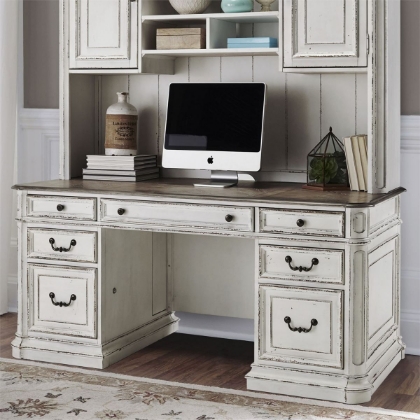 Picture of Magnolia Manor Credenza & Hutch