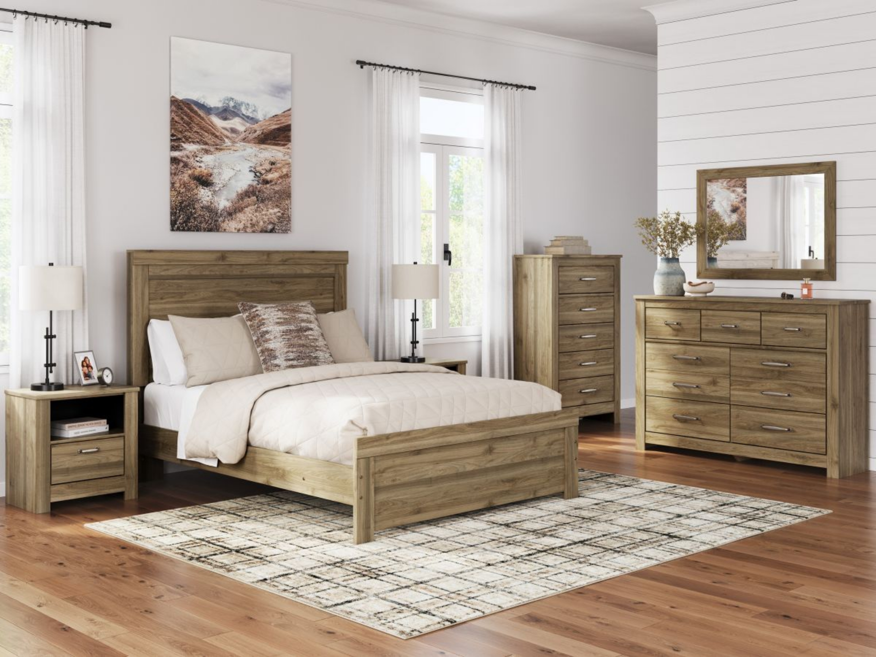 Picture of Zanbrook 5 Piece Queen Bedroom Group